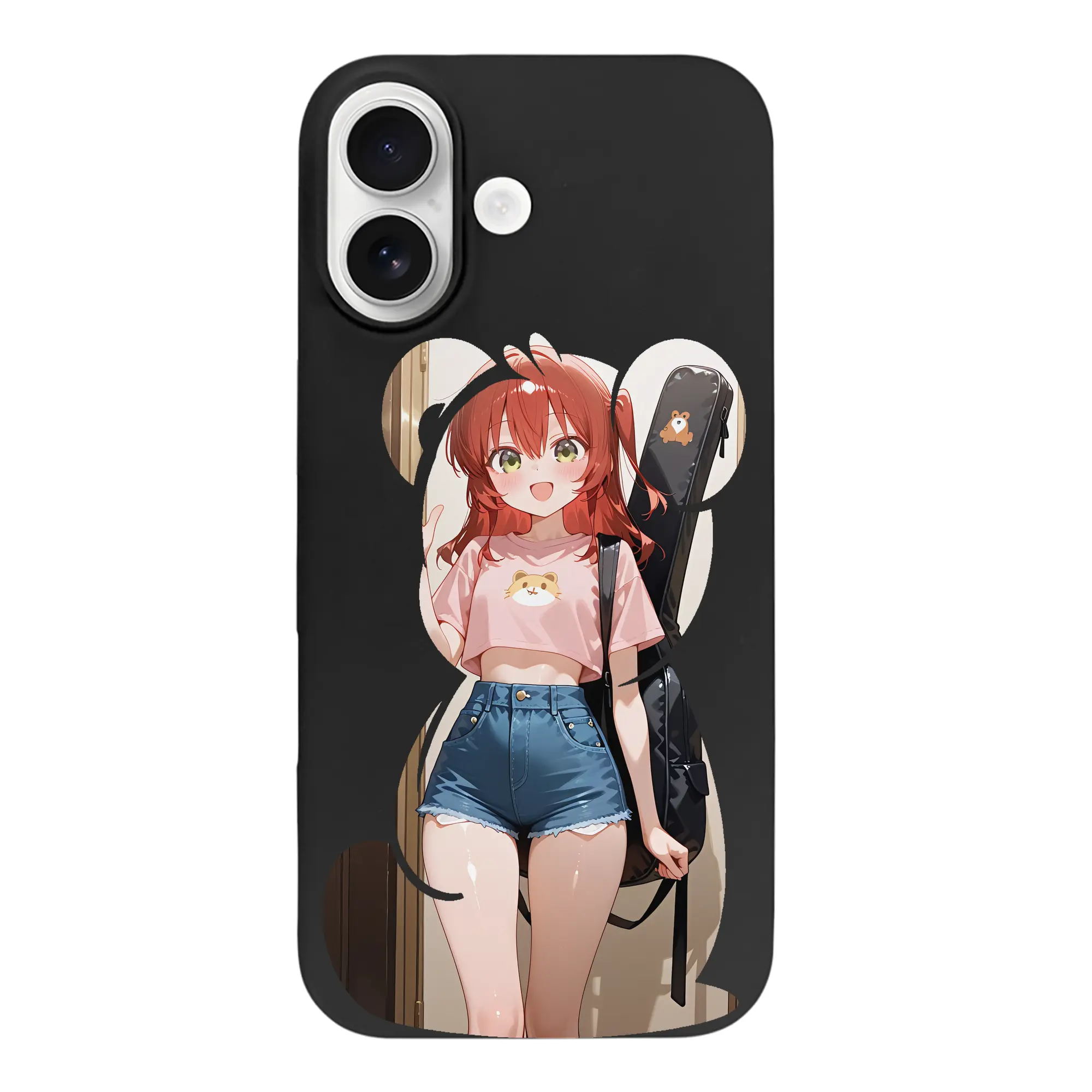 ぼっちざろっく！ グッズ,喜多郁代 - iPhone 17 シリーズ シリコンケース 薄型 耐衝撃 指紋防止 ソフトタッチカバー 精密フィット 傷防止 保護ケース iPhone 17/17 Air/17 Pro/17 Pro Max 対応